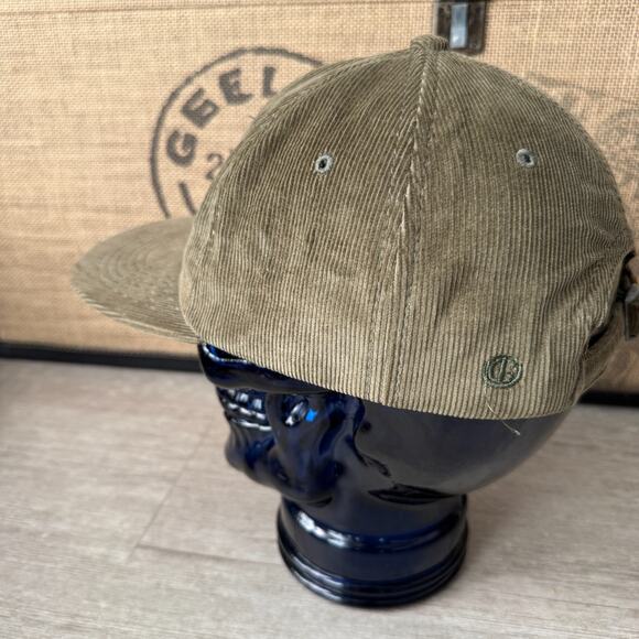 Tanner Goods Corduroy Strap Back Hat Cap Brown Green Earth Tones Adult OS - Picture 2 of 6